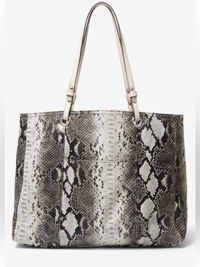 Pelle Studio *JimmyChoo* Style Snake Print Tote Bag - Pre-owned
